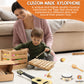 Wooden Kids Musical Instruments - Kids Musical Toys For Toddlers 1-3 - Toddler Learning Toys Music Set Kids Guitar Maracas Toddler Xylophone Tambourine Castanet Egg Shaker Recorder Instrument For Kids
