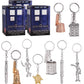 Doctor Who Key Chain Mystery Blind Box, 3 Pack - Receive 3 Mystery Key Rings - Collect All 9 - Series 1