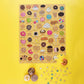 Ridley's 1,000-Piece Donut Lover's Jigsaw Puzzle - Colorful Illustration, Sturdy Storage Tube, Paper Material, Model JIG043