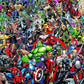 Clementoni Marvel Impossible Jigsaw Puzzle, 1000 Pieces, Puzzle for Superhero Enthusiasts, Difficult Puzzle, Challenge for Adult
