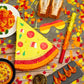 Lewtemi Pizza Piñata Pizza Party Favors Pizza Birthday Party Supplies With Stick Confetti And Blindfold Pizza Shower Theme Decorations For Pizza Supply