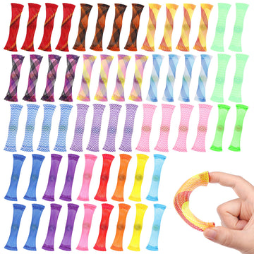 Beyumi Marble Fidget Toys (40 Pcs) - Relieve Stress, Increase Focus, Soothing Marble And Mesh Fidgets For Children, Adults, Kid And Those With Adhd Add Ocd Autism Anxiety, Random Design 40 Pcs