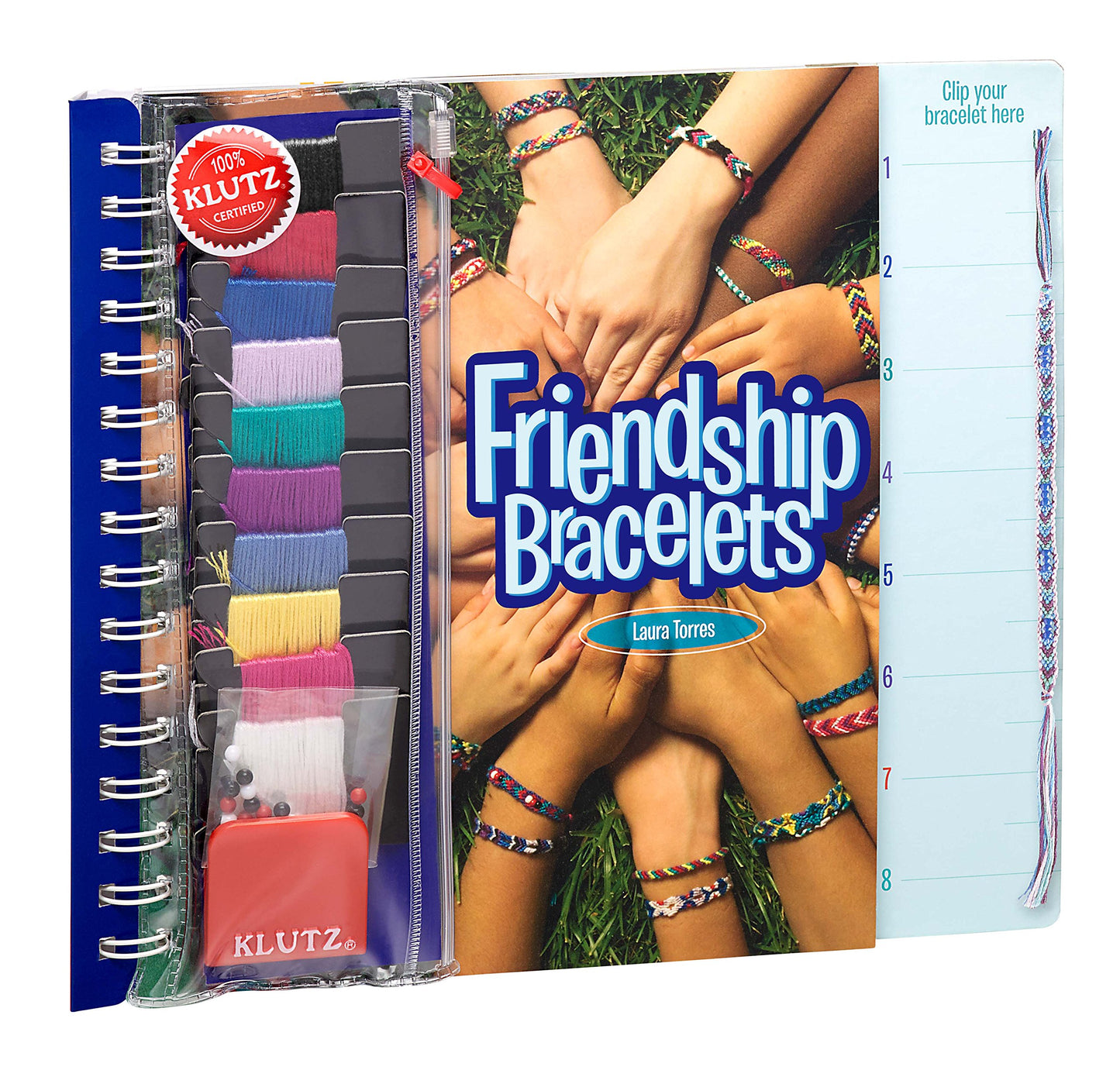 Klutz Friendship Bracelets Craft Kit Multicolored, 10.5 Length x 0.69 Width x 9 Height