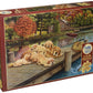 Cobble Hill 275 Large Piece Puzzle - Lazy Day On The Dock - Sample Poster Included