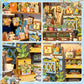 Book Nook Kit  DIY Miniature House Kits for mature-themed and Teens  Dollhouse Tiny Booknook Garden House Bookshelf  DIY Craft Gifts for Family and Friends (Anna's Blue Blossom)