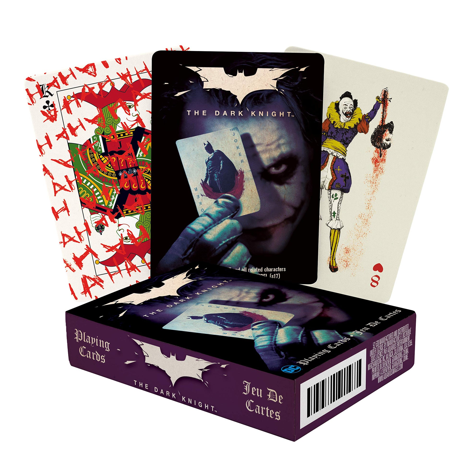 AQUARIUS DC Comics Joker Playing Cards - Dark Knight Joker Themed Deck of Cards for Your Favorite Card Games - Officially Licens