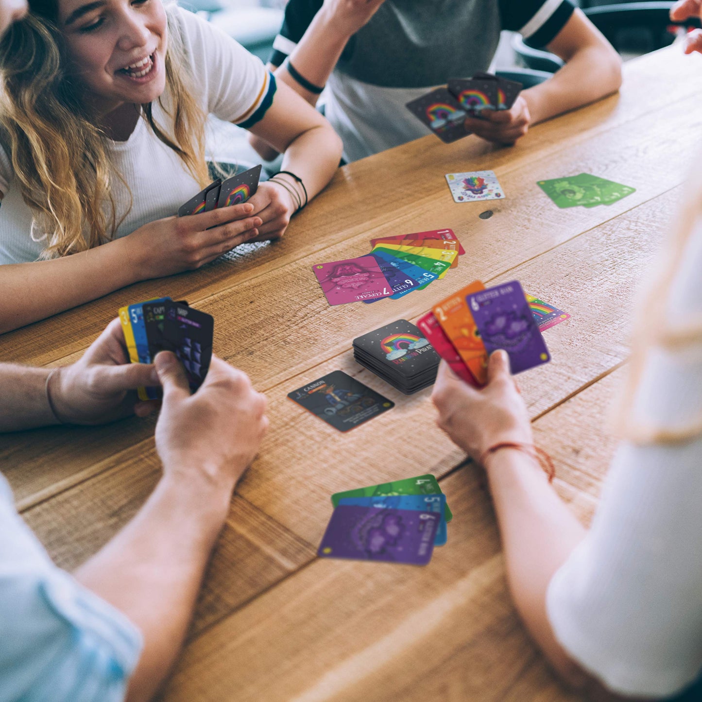 Goliath Games Rainbow Pirates: A Game Of Piracy, Explosions And Love! | Party Games | Card Games | For 2-5 Players | Ages 7+,Bla