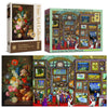 Antelope 2 in 1 1000 Piece Puzzle Bundle - Van Gogh's Time Travel to Muse Da Orsay - 1000 Piece Jigsaw Puzzle Bundle with Vase F