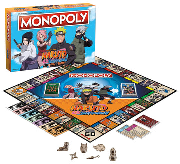 Monopoly: Naruto | Collectible Monopoly Game Featuring Japanese Manga Series | Familiar Locations And Iconic Moments From The Anime Show | 2-6 Players