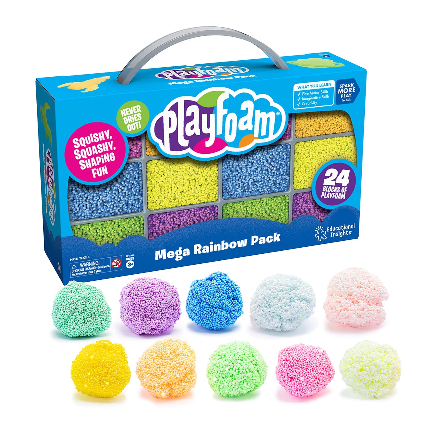 PLAYFOAM MEGA RAINBOW PACK