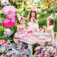 Sratte Number Piñata Pink Piñata Birthday Decorations Gradient With Stick Blindfold Confetti For Girls Boys Birthday Anniversary Party Decorations Supplies(Number 3)