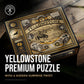theory11 Yellowstone Jigsaw Puzzle - 1,000 Piece - Brown Cardboard - Model T11-YELSTONE-PUZZLE - Officially Licensed Merchandise