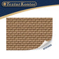 3 Sheets Self-Adhesive Wall Cladding For Dollhouse 1:12 Scale (Historical Sandstone)
