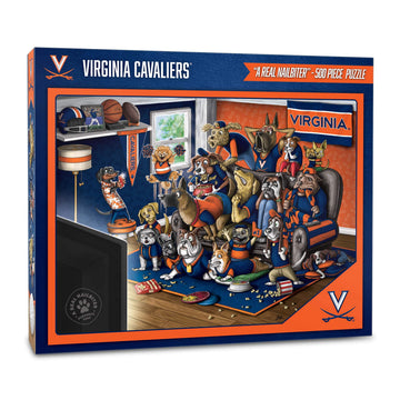 Youthefan Ncaa Virginia Cavaliers Purebred Fans 500Pc Puzzle - A Real Nailbiter