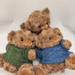 Gjlzfwbx Teddy Bear Plush Toy, 9 Inches Teddy Bear Stuffed Animal Christmas Birthday Valentine'S Day Gifts For Kids Girl Friends