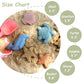 Silicone Beach Toy for Kids - Travel Friendly Sand Toy - Building Sand Castles with Collapsible Sand Bucket, Rounded Shovel and
