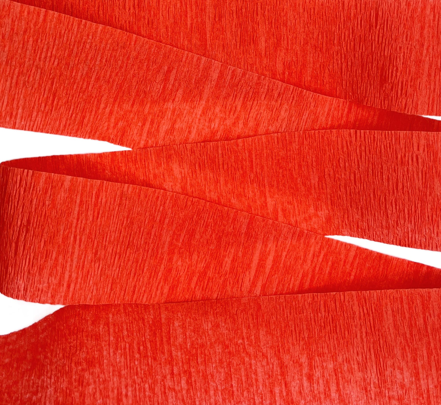 Red and Green Crepe Streamers - 4 Rolls