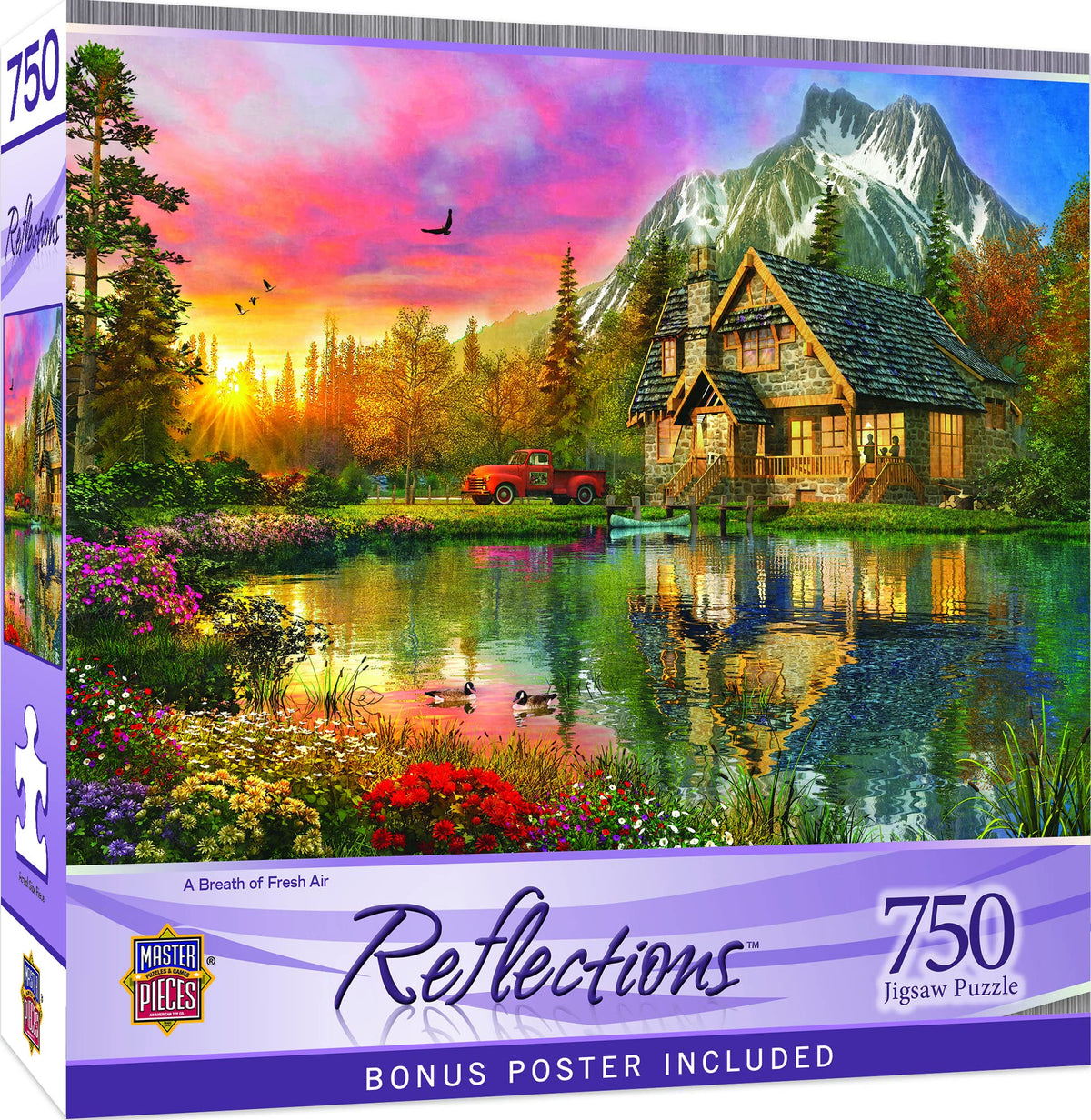 MasterPieces 750 Piece Jigsaw Puzzle for Adults, Family, Or Kids - A Breath of Fresh Air - 18x24