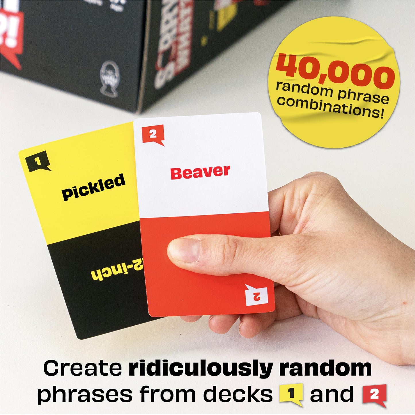 Sorry What - Hilarious Terrible Lip Reading Friends Party Game Based On The Headphone Challenge Tiktok Trend - 2+ Players 40,000