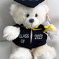 Personalized Graduation Teddy Bear Gifts 2025 for Her, for College, High School, 12 Inch - Cute Custom White Bear with Your Name