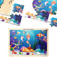 Lefan Wooden Jigsaw Puzzle Underwater Animals Jigsaw Puzzle For Kids Wooden Puzzles For Kids For Age 2+ Year Underwater Animals 