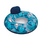 Aqua Leisure Oversized Supreme Lake Tube Float - Heavy Duty Adult Pool Chair Float - Blue/White Fern