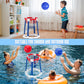 Chmywj Pool Basketball Hoop Pool Games Pool Toys With 2 Basketballs Floating Basketball Hoop For Pool For Kids & Adults Indoor O