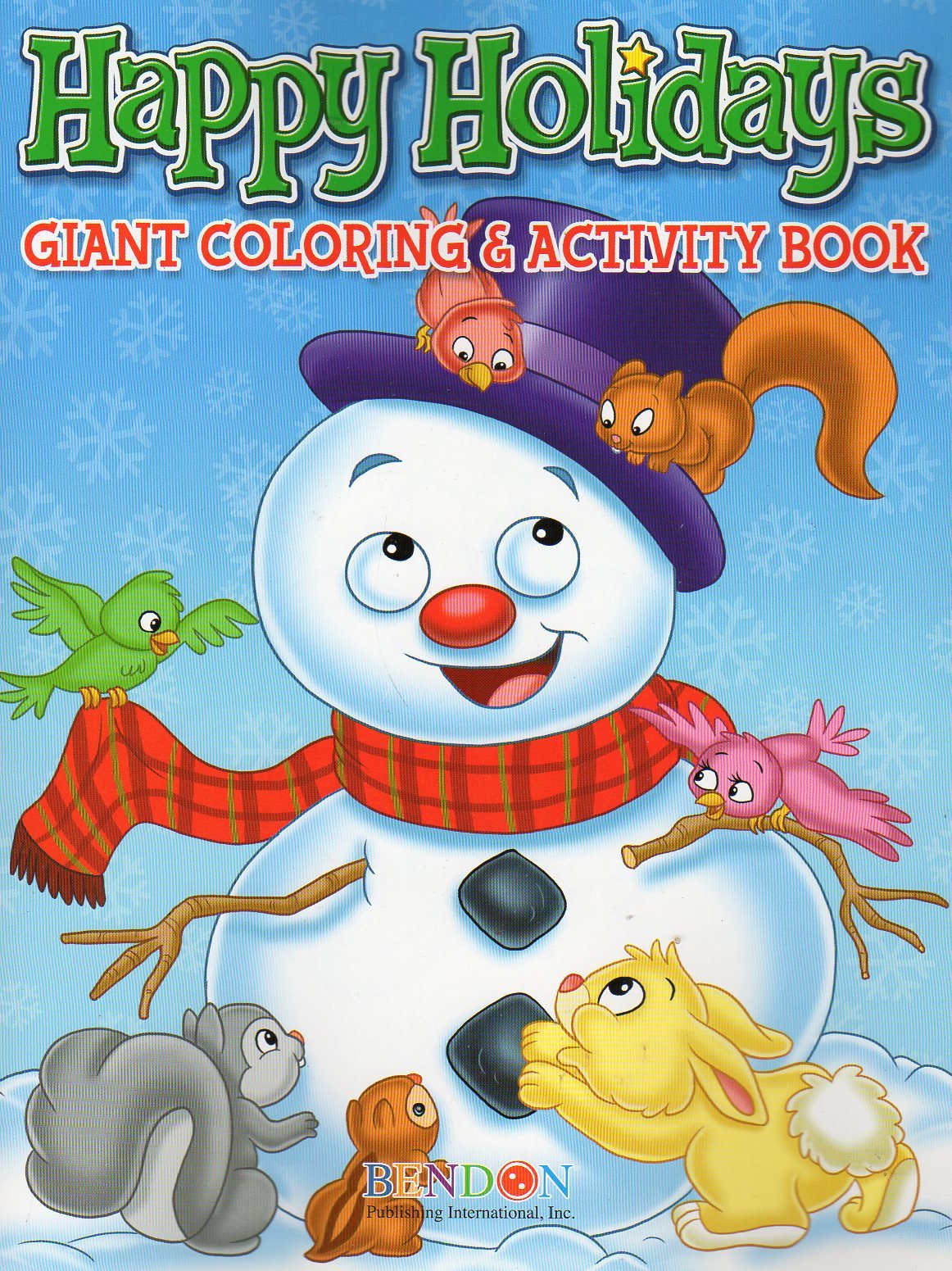 Happy Holidays Giant Coloring & Activity Book -v2