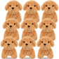 Sumind 9 Pcs Mini Plush Dog Stuffed Animals Bulk Dog Plush Party Favors For Easter Goodie Bag Fillers Baby Show Birthday(Long Plush Puppy)