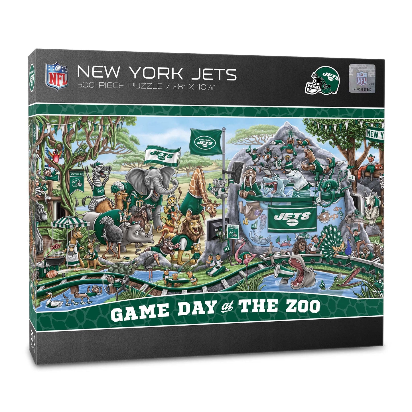YouTheFan NFL New York Jets Game Day at The Zoo 500pc Puzzle