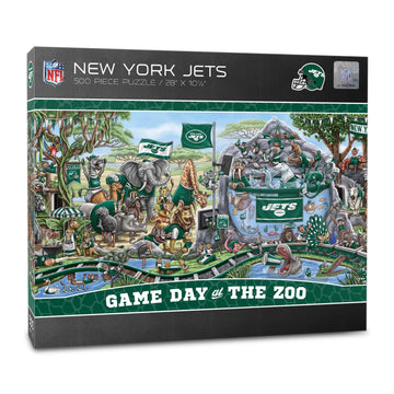 YouTheFan NFL New York Jets Game Day at The Zoo 500pc Puzzle