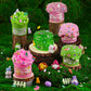 Lawoho 6 Packs Bunny Pink Slime Kit -Cloud Clear Butter Slimes With Easter Charms & Add-Ins, Soft Fluffy Slimes Kits For Girls &