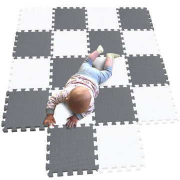 Mqiaoham Baby Puzzle Mat Baby Playmat Plastic Mats For Floor Shape Square Play Gym Toys Jigsaw Board Foam Tiles Cushions Soft In