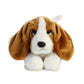 Aurora® Basset Hound Stuffed Animal - 12" Brown Polyester Plush - Model 31567