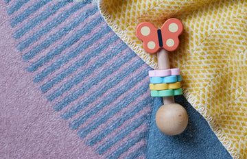 Butterfly Wooden Shaker