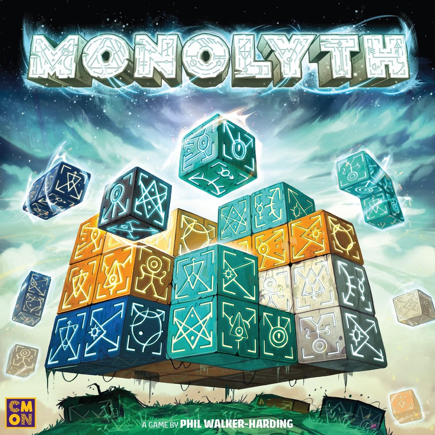 Cmon Monolyth Board Game | Monolith Building Strategy Game | Tactile Puzzle Game | Fun Family Game For Kids And Adults | Ages 8+