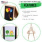 Us Art Supply Cardiff Children'S Art Activity Easel With Easel Paper Roll, 2 Large Storage Bins And Now 6 No-Spill Child'S Paint