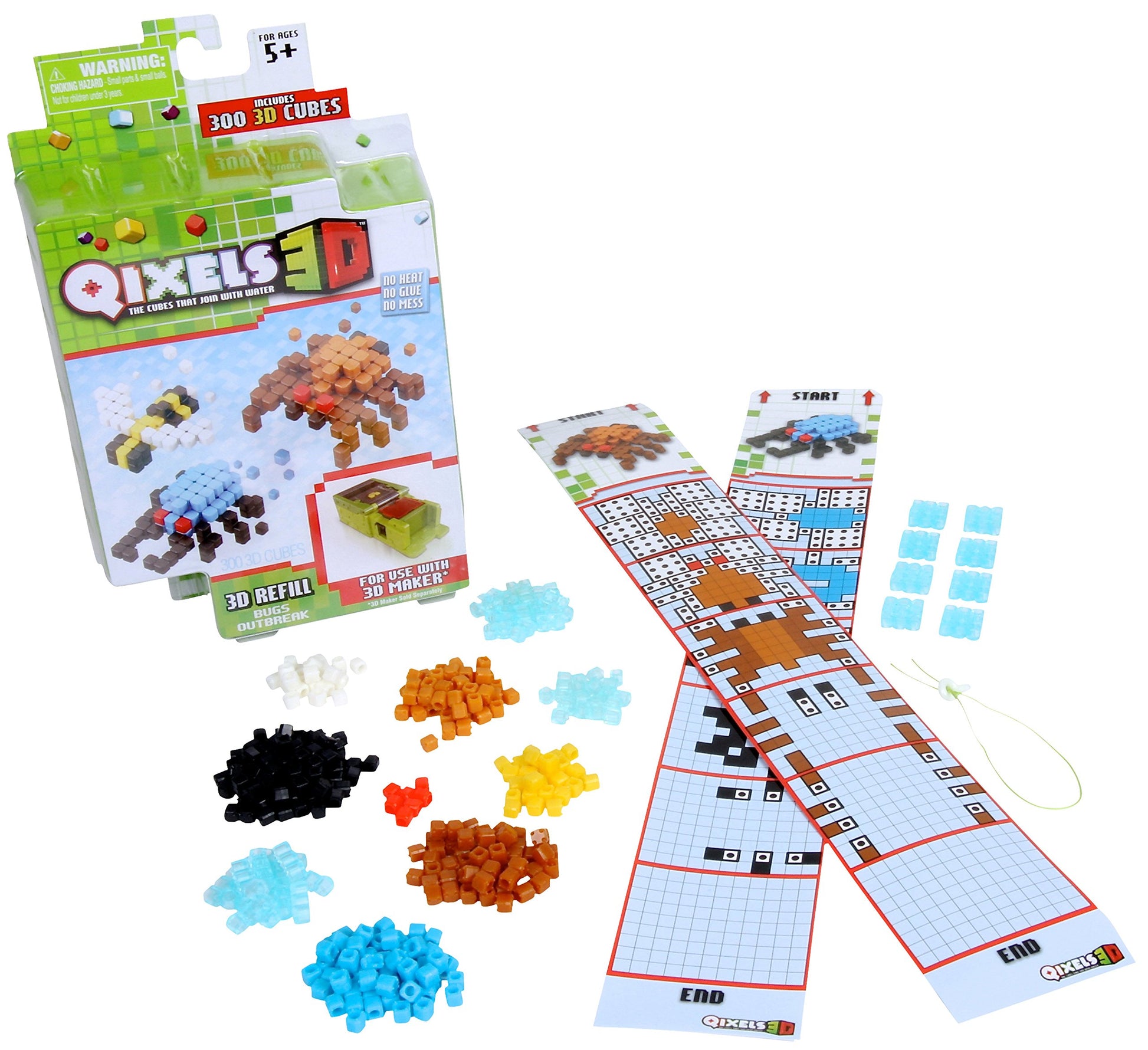Qixels 3D Refill - Bugs Outbreak