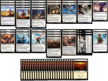 MTG Decks & More Elite Angel Deck - Mono White - Powerful Custom Built - 60 Card MTG - Modern Legal - Cardstock