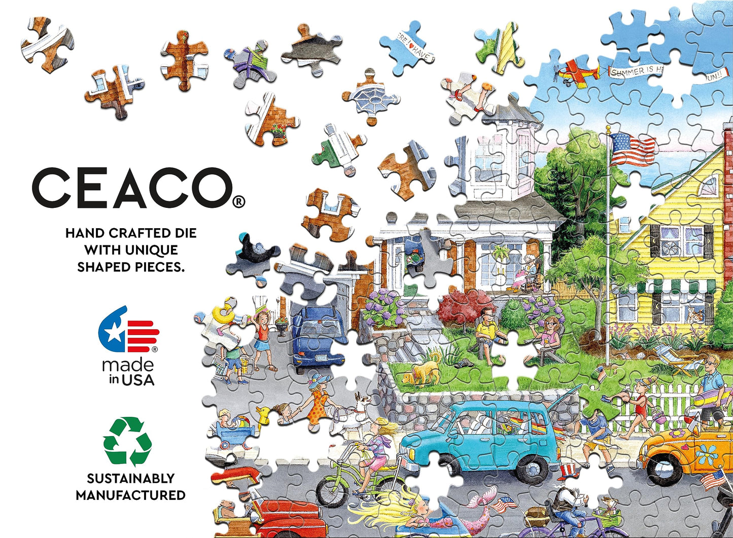 Ceaco - Summer By The Beach - 300 Piece Jigsaw Puzzle