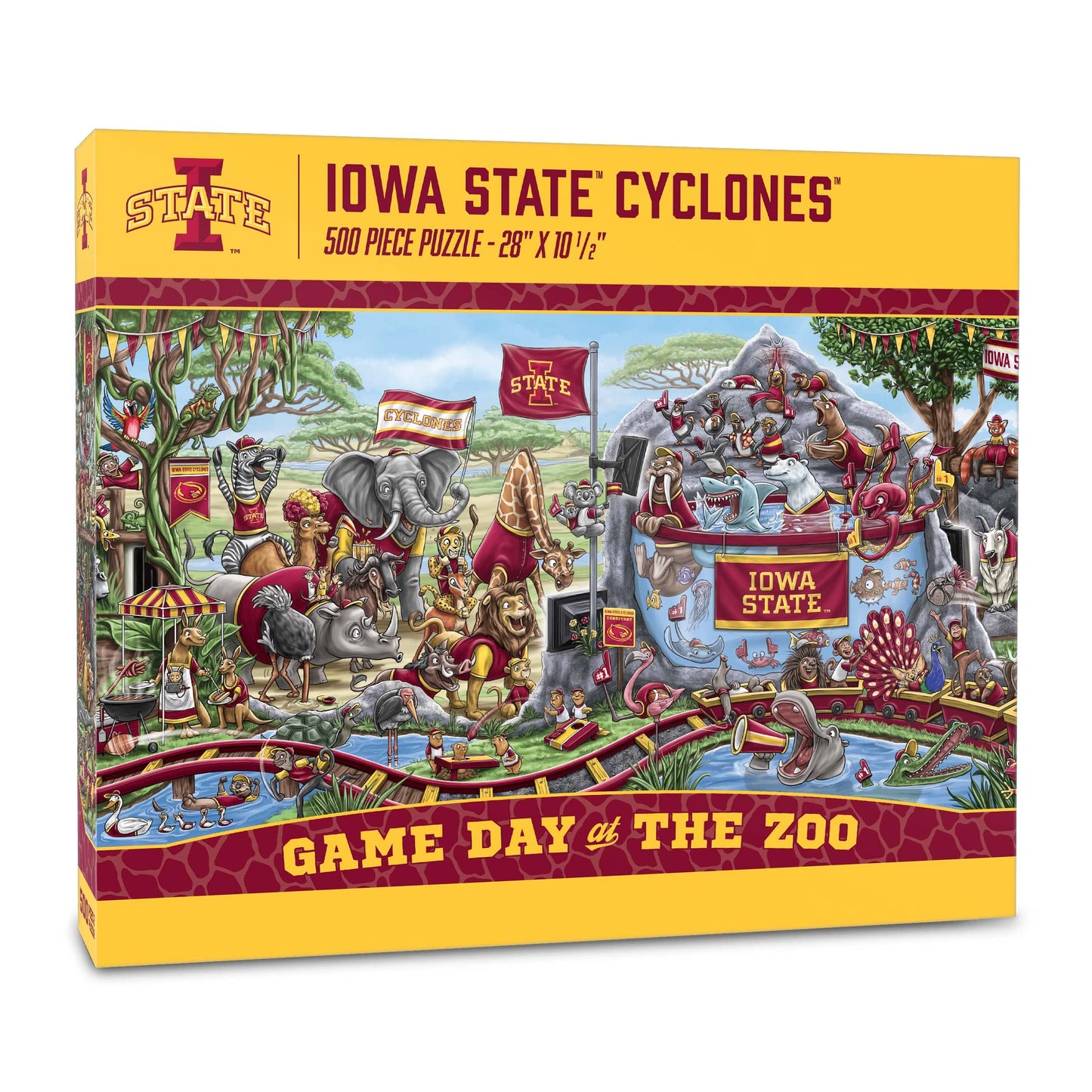 YouTheFan NCAA Iowa State Cyclones Game Day at The Zoo 500pc Puzzle
