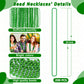 200 Pcs Beaded Necklaces, 33'' Mardi Gras Beads, St Patricks Day Bead Necklace, Green Accessories Parade Throws Bulk For Baby Sh
