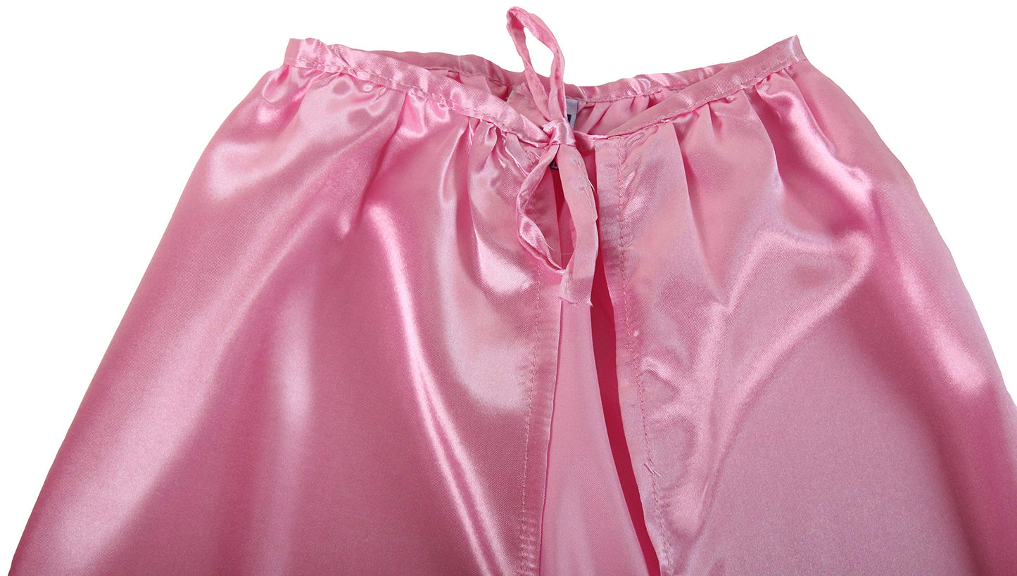Kids Superhero Cape - Satin - Pastel Pink - 20'
