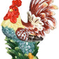 Appletree Design A Day In The Country Rooster Figurine, 11-Inch Tall