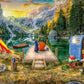 Ravensburger Calm Campsite Puzzle - 1000 Unique Pieces | Softclick Technology Ideal For Adults And Kids Aged 12+ | Eco-Friendly