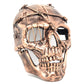 STORM BUY ] Steampunk Style Metallic Scary Horror Skeleton Mask for Halloween Costume Cosplay Party (Copper)