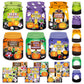Cy2Side 12 Set Halloween Jesus Cross Stickers Scene For Kids, Make A Halloween Ghost Jar Sticker Scene With Pumpkin Witch, Make Your Own Jesus Light Stickers With Jar Scene, Diy Halloween Party Games