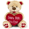 Maad Valentines Bear - 8 Inch Plush Toy, Red - Perfect Gift for Girlfriend, Boyfriend, Husband, or Wife