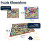 White Mountain Puzzles Movie Quotes The 80S 1000 Piece Jigsaw Popular Pop Culture Puzzle