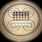 Surakarta Board Game - 9.5'' Roundabouts - Congkak - Sungka - Ayoayo - Adi -Traditional Marbles Games - Infinity Checkers - Made
